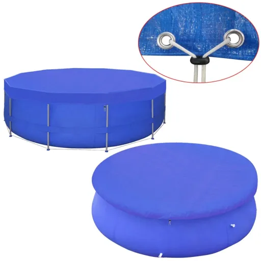 Cobertura PE Redonda para Piscina 460 cm 90 g/m²