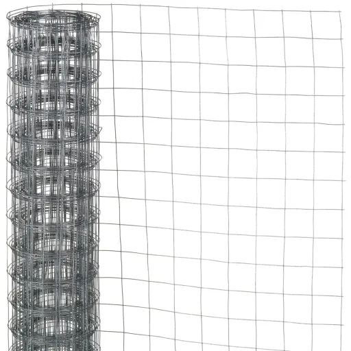 Nature Rede de Arame Quadrada 0,5x5 m 13 mm Aço Galvanizado