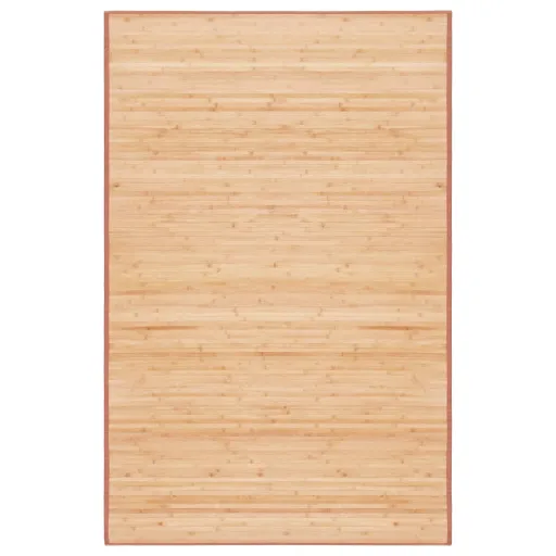 Tapete de Bambu 100x160 cm Castanho