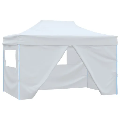 Tenda para Festas Dobrável c/ 4 Paredes Laterais 3x4,5 m Branco