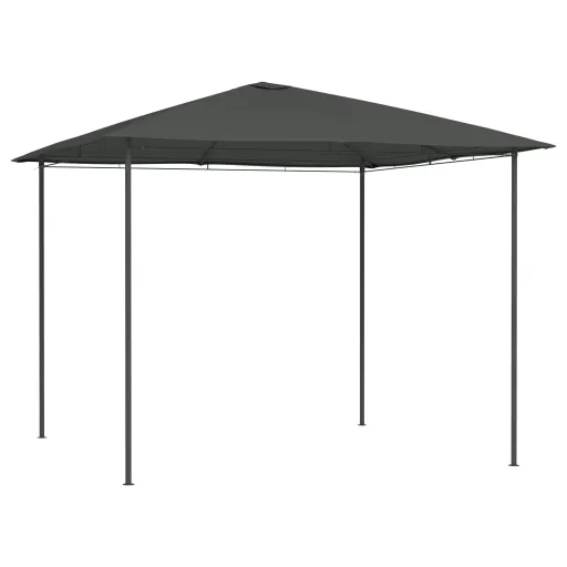 Gazebo 3x3x2,6 m 160 g/m² Antracite