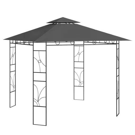 Gazebo 3x3x2,7 m 160 g/m² Antracite