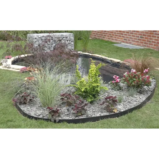 Ubbink Borda de Jardim 14 cm x 15m 7mm Preto