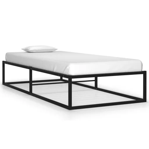 Estrutura de Cama 90x200 cm Metal Preto