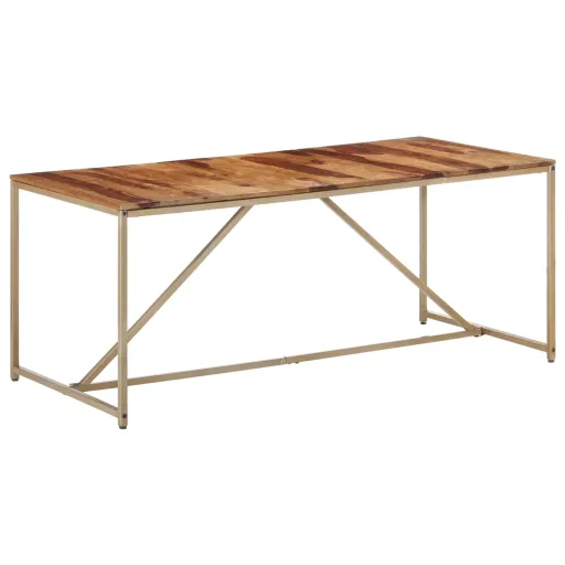 Mesa de Jantar 180x90x76 cm Madeira Maciça