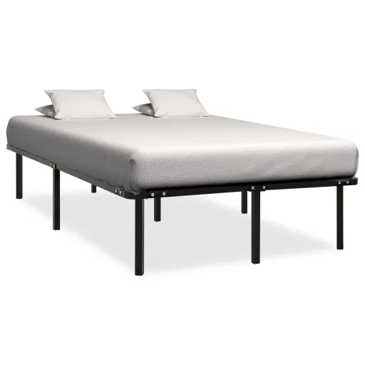 Estrutura de Cama 160x200 cm Metal Preto