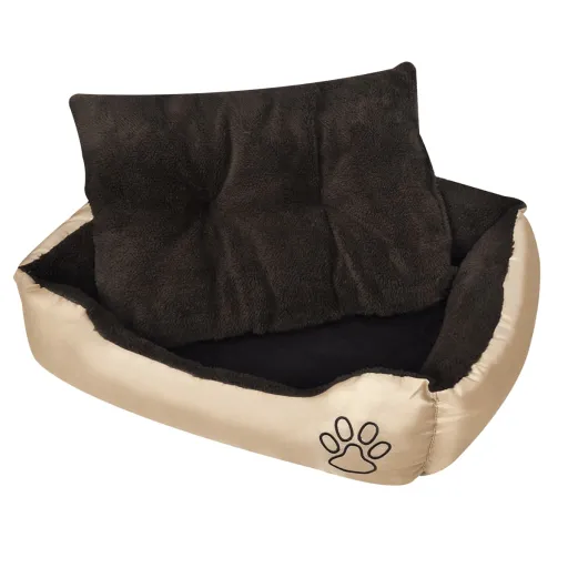 Cama para Cães Quente com Almofadão Acolchoado XL