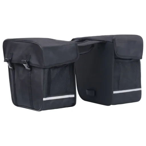 Alforge Duplo para Bicicleta Impermeável 35 L Preto