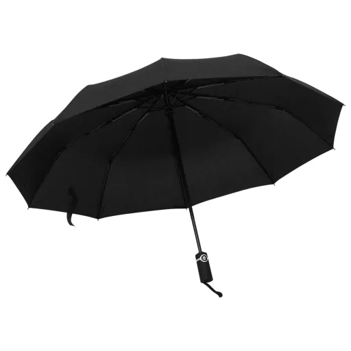 Guarda-Chuva Dobrável Automático 104 cm Preto