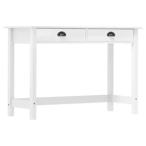 Mesa Consola Hill c/ 2 Gavetas 110x45x74 cm Pinho Maciço