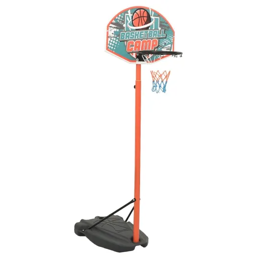 Conjunto Jogo de Basquetebol Portátil Ajustável 180-230 cm