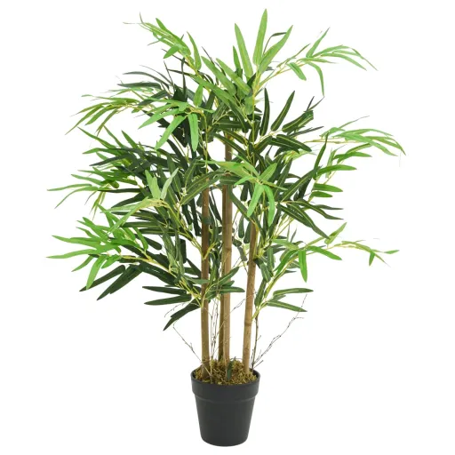 Árvore de Bambu Artificial 500 Folhas 80 cm Verde