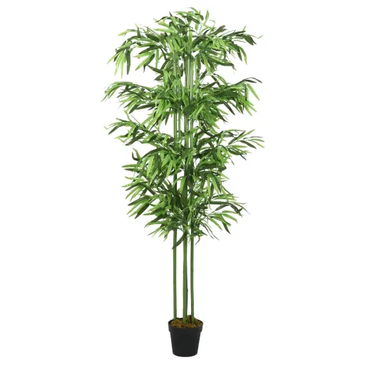 Árvore de Bambu Artificial 240 Folhas 80 cm Verde