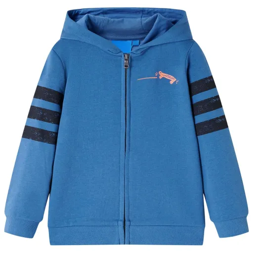 Sweatshirt com Capuz para Criança Azul 140