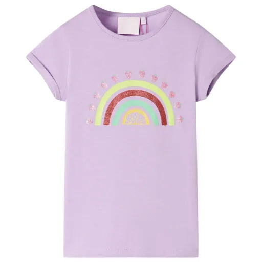 T-Shirt Infantil Lilás 140