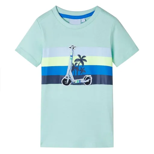 T-Shirt Infantil Menta-Claro 92