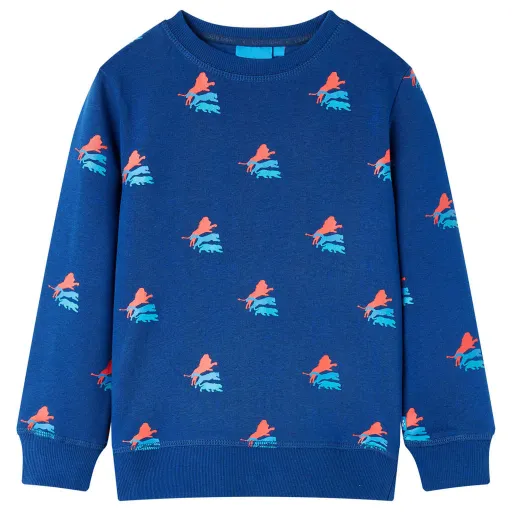 Sweatshirt para Criança Azul-Escuro 140