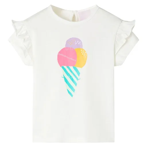 T-Shirt Infantil Cor Cru 92