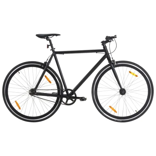 Bicicleta de Mudanças Fixas 700c 51 cm Preto