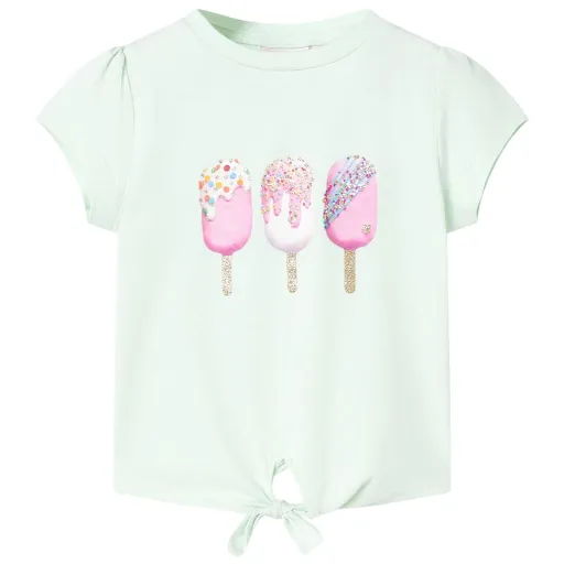 T-Shirt Infantil Menta-Claro 92