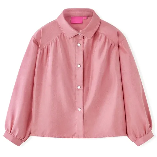 Blusa para Criança com Mangas Abalonadas Rosa-Velho 128