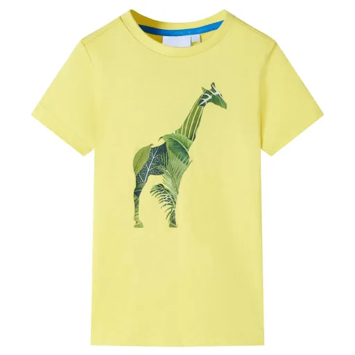 T-Shirt de Criança Amarelo 104