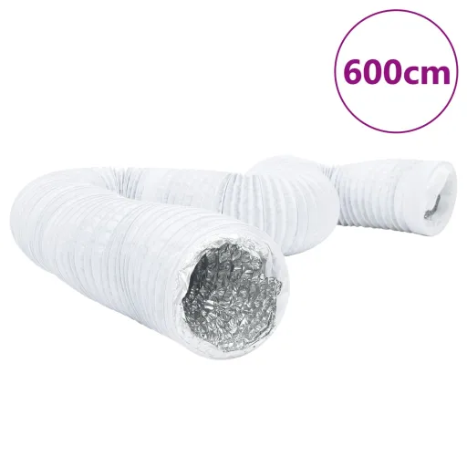 Conduta de Ventilação 6 m Ø15 cm Alumínio e PVC