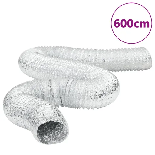 Conduta de Ventilação 6 m Ø12,5 cm Alumínio