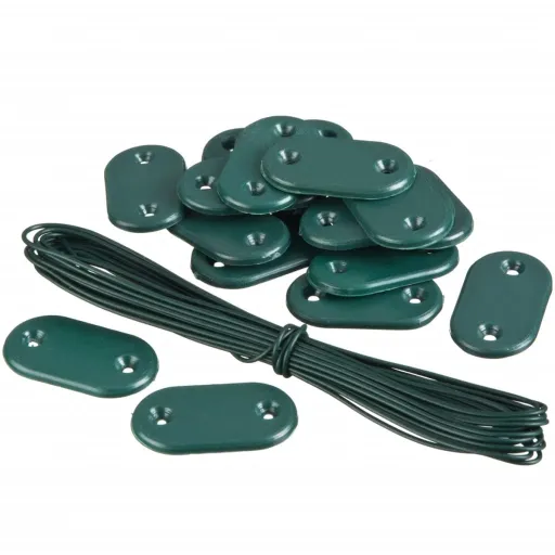 Nature   Conjunto de Fixação de Tela de Jardim Verde (27 pcs)