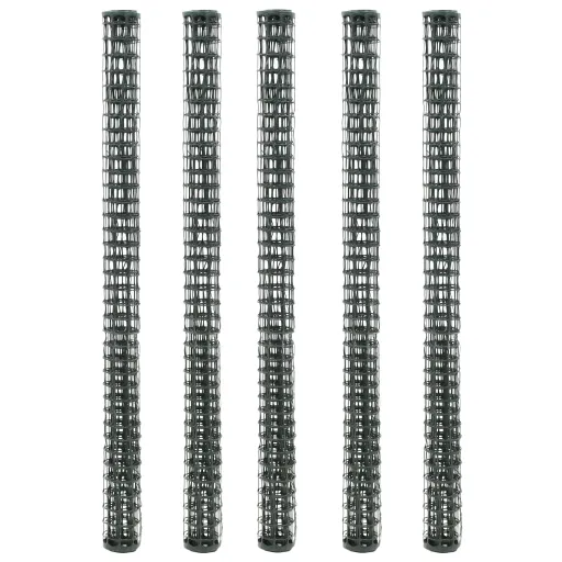 Redes de Vedação para Jardim   PEAD 1x1,2 m Verde (5 pcs)