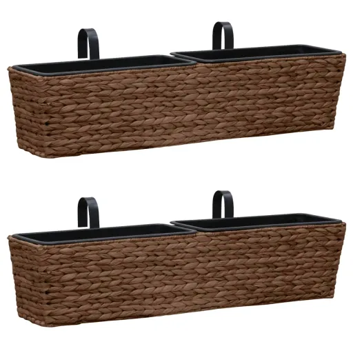 Floreiras de Pendurar   Jacinto de Água Castanho (2 pcs)