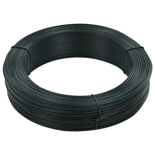 Arame para Prender Cerca 250 m 1,4/2 mm Aço Preto Esverdeado