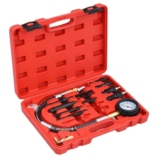 Kit de Teste Medidor de Compressão para Motor Diesel   (12 pcs)