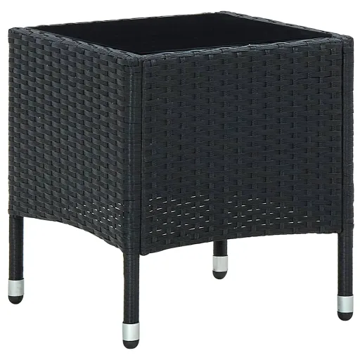 Mesa de Jardim 40x40x45 Vime PE Preto