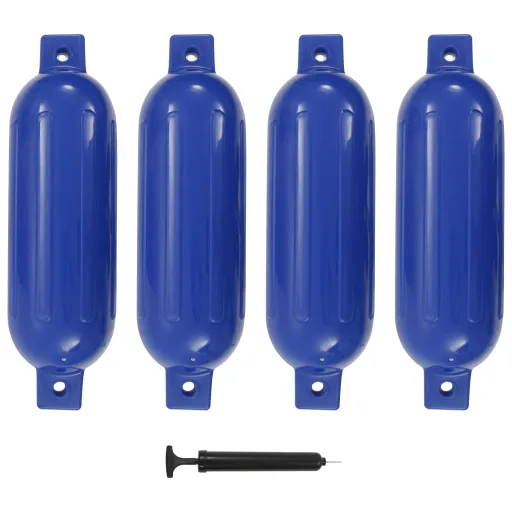 Defensas de Barco   51x14 cm PVC Azul (4 pcs)