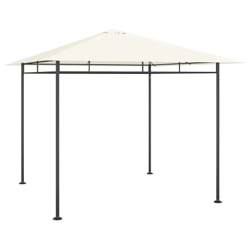 Gazebo 3x3x2,7 m 180 g/m² Cor Creme