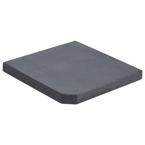 Base para Guarda-Sol Quadrada em Granito 25 kg Preto