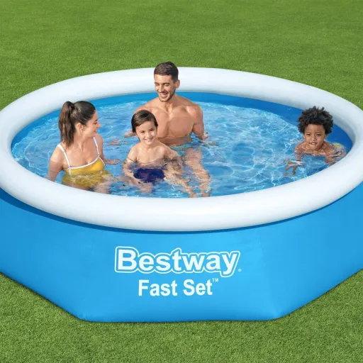 Bestway Piscina Insuflável Redonda Fast Set 244x66 cm 57265