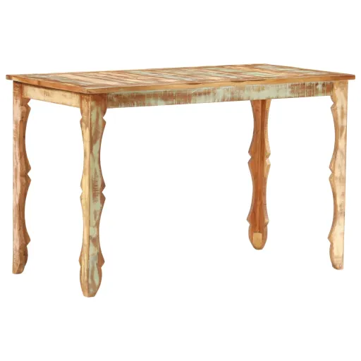 Mesa de Jantar 120x60x76 cm Madeira Recuperada Maciça