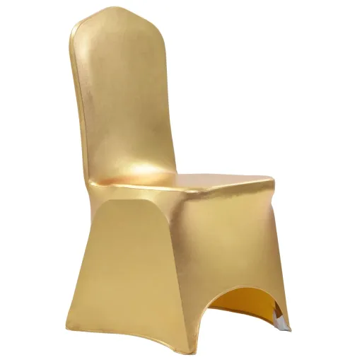 Capas Elásticas para Cadeiras   Dourado (6 pcs)