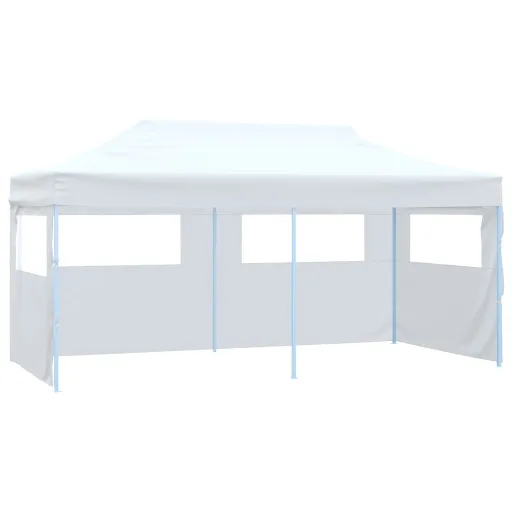 Tenda Dobrável Profissional Festas 4 Paredes 3x6m Aço Branco