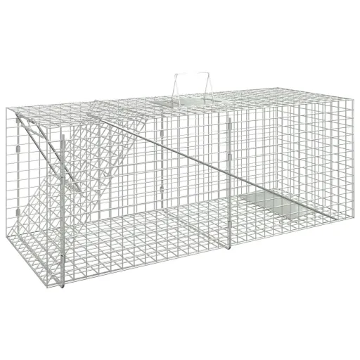 Armadilha p/ Animais 64,5x25x26,5 cm Ferro Galvanizado