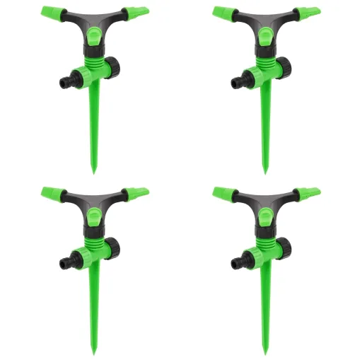 Sprinklers Rotativos   16x13,5x25,5 cm ABS/PP Verde/Preto (4 pcs)