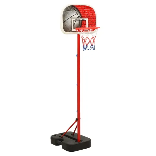 Conjunto Portátil de Basquetebol Ajustável 138,5-166 cm