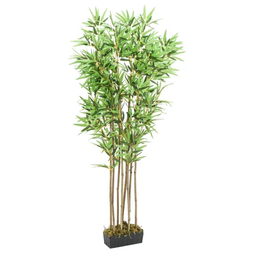 Árvore de Bambu Artificial 1288 Folhas 180 cm Verde