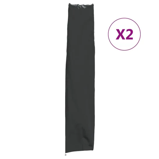 Capas para Guarda-Sol de Jardim   136x25/23,5cm Oxford 420D (2 pcs)