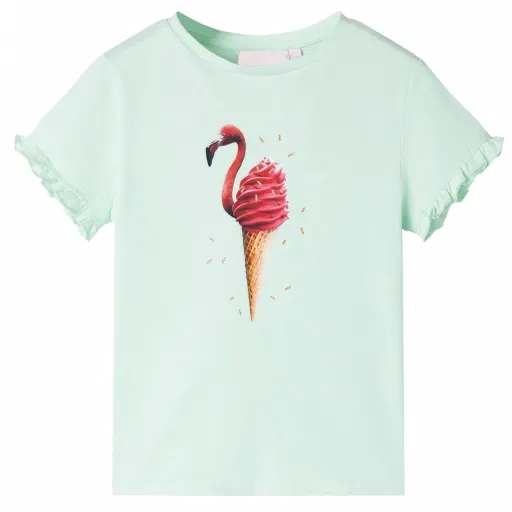 T-Shirt Infantil Menta-Claro 104