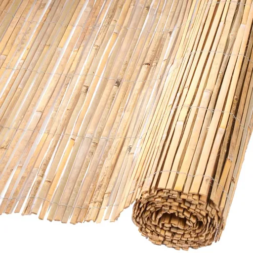 Nature Tela de Jardim 1,5x5 m Bambu