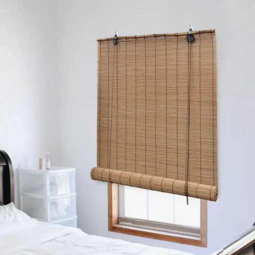 Estore de Enrolar 80x220 cm Bambu Castanho