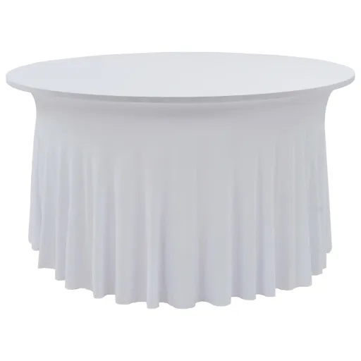 Capa Extensível para Mesa c/ Camilha   180x74 cm Branco (2 pcs)